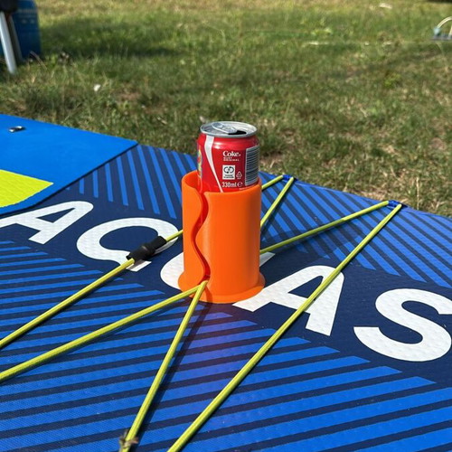 Cup holder for SUP like new, plastic PLA