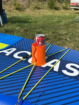 Cup holder for SUP like new, plastic PLA