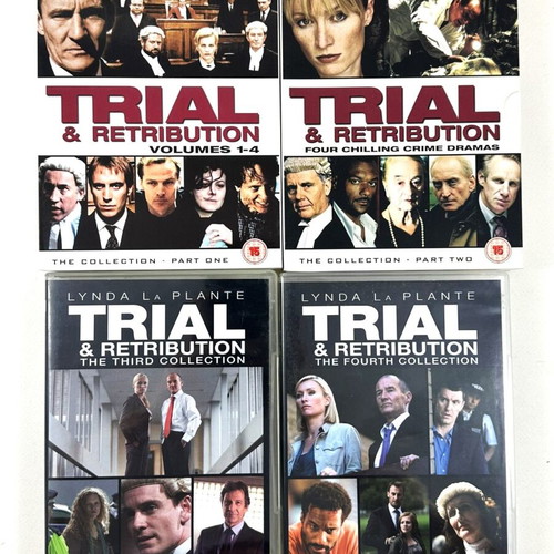 Trial & Retribution DVD box set used, 14 discs, crime series