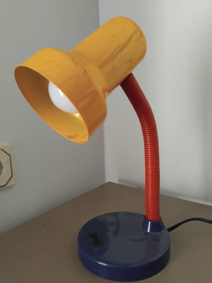 Vintage Massive Memphis Style Desk Lamp like new, 1980s
