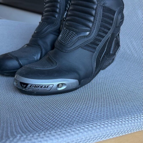 Dainese Racing DynoPro D1 boots like new, size 41, black and grey