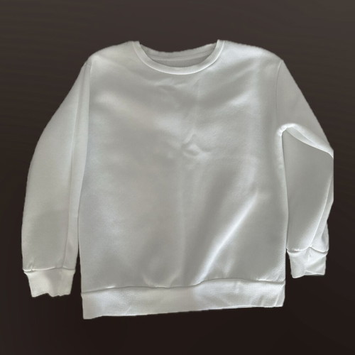 White sweatshirt, size S