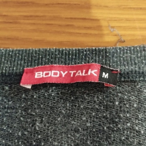 Φούτερ γυναικείο BodyTalk γκρι σκούρο μεταχειρισμένο, μέγεθος M
