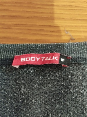 Φούτερ γυναικείο BodyTalk γκρι σκούρο μεταχειρισμένο, μέγεθος M