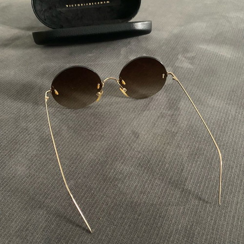 Victoria Beckham sunglasses used, brown/gold