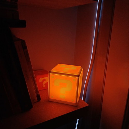 Super Mario Question Block Lamp like new