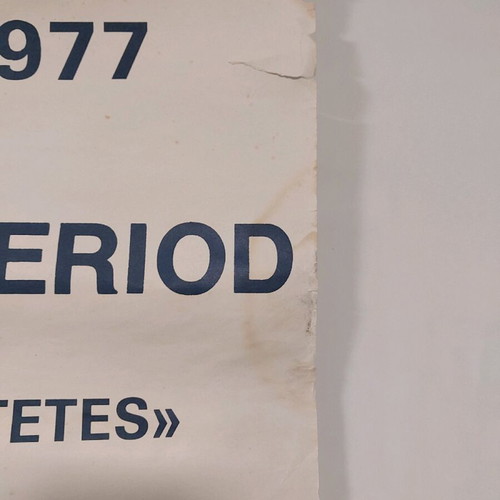 Epidaurus Festival 1977 Poster like new