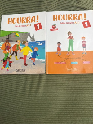 Hourra! 1 Cahier και Cahier d'activités A1.1 βιβλία εκμάθησης γαλλικών, Hachette