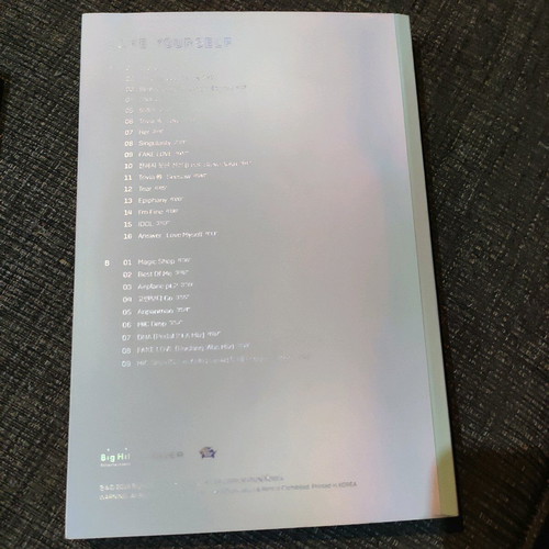 BTS Love Yourself:Answer album like new with 2 CDs and photocard