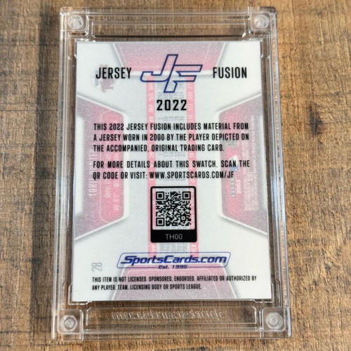 Torii Hunter Game Used Jersey Relic Card Jersey Fusion 2022 MLB Twins new
