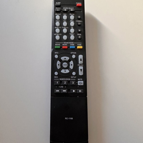 Denon AVR-X1000 5.1 AV Receiver like new with remote and microphone