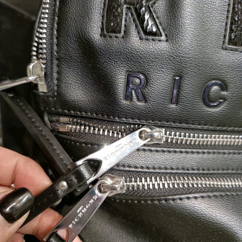 John Richmond backpack large used, black