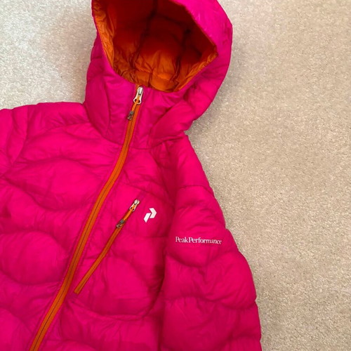 Peak Performance Helium 700cuin down jacket, pink, size S