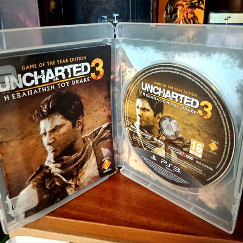 Uncharted 3 Game of the Year Edition PS3 used, Greek dubbing