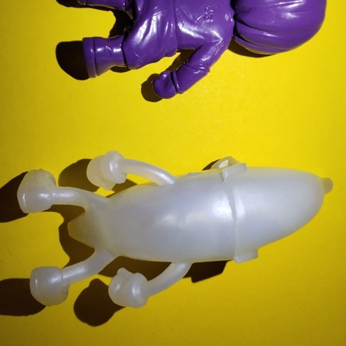 Stumble Guys Amethyst Nyx and Banana Guy figures used, pack of 2