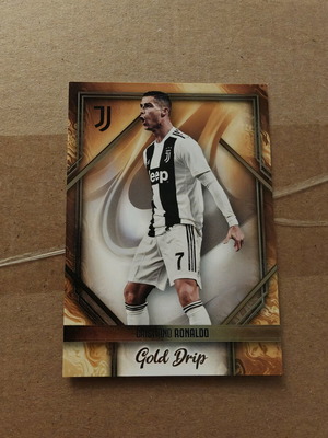 Cristiano Ronaldo Juventus 2023-24 Team Set Gold Drip new