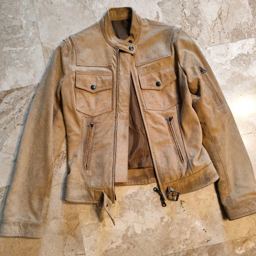 Totem suede jacket brown like new, size XS/S