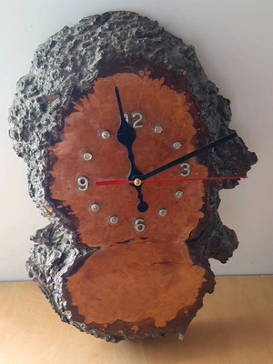 Vintage wooden wall clock like new