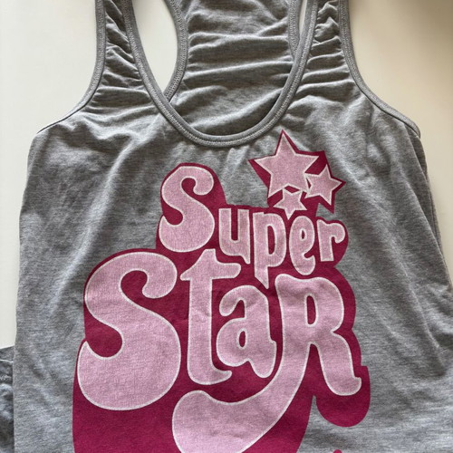 Love Moschino Y2K top used, size small, white and grey
