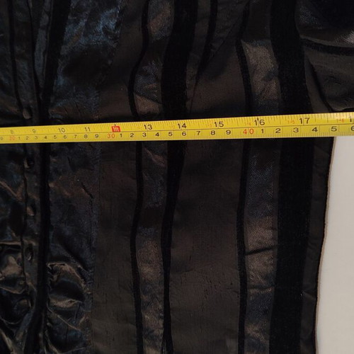 Glam-rock goth shirt tie-back, like new, size S/M