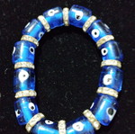 Bracelet used, elastic, blue