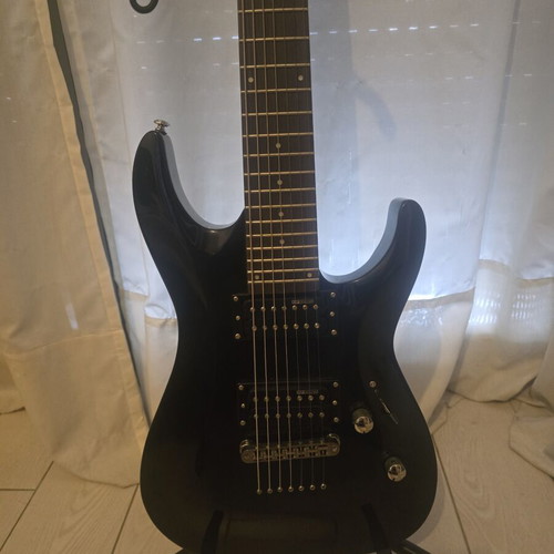 LTD MH-17 7-string electric guitar black, like new