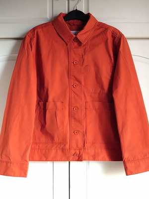 Jean Jacket Lacoste spring used orange size 42