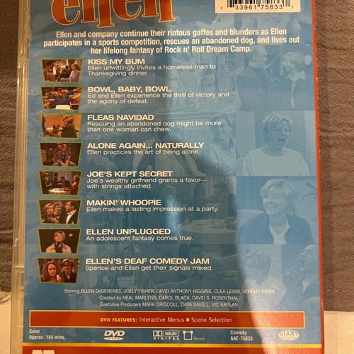 Ellen Degeneres Complete Season 4 DVD like new