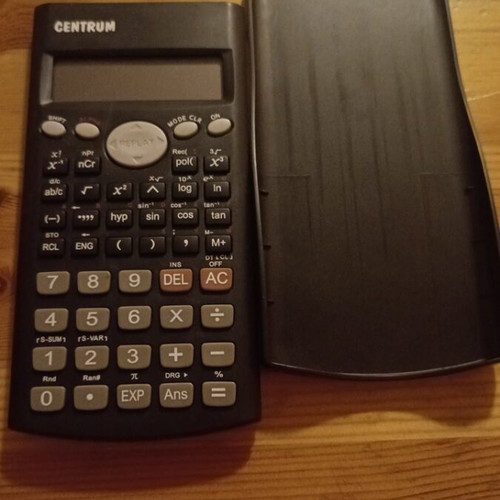 Centrum calculator used, battery operated