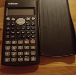 Centrum calculator used, battery operated