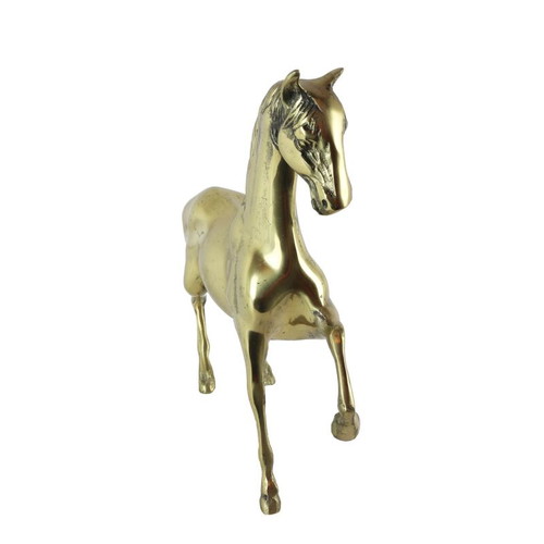 Decorative horse made of solid brass like new