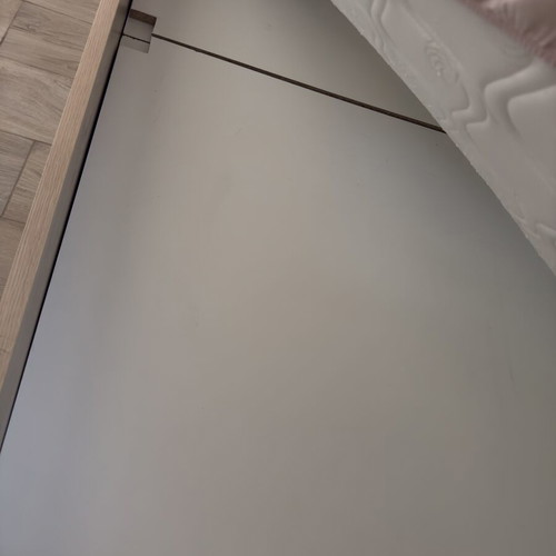 Handmade bed 120x190 with drawers and anatomical mattress like new