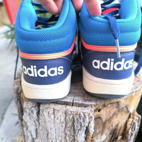 Adidas athletic shoes 36 ¾ used, blue