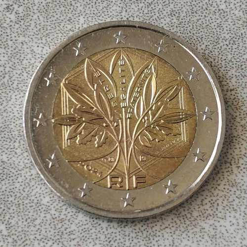 Collectible 2 euro coin 2024 like new, French national design