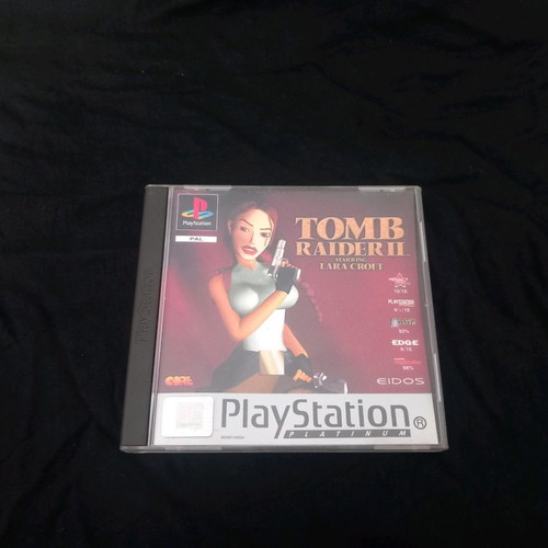 Tomb Raider 2 Platinum used, complete with manual