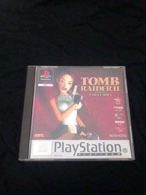 Tomb Raider 2 Platinum used, complete with manual