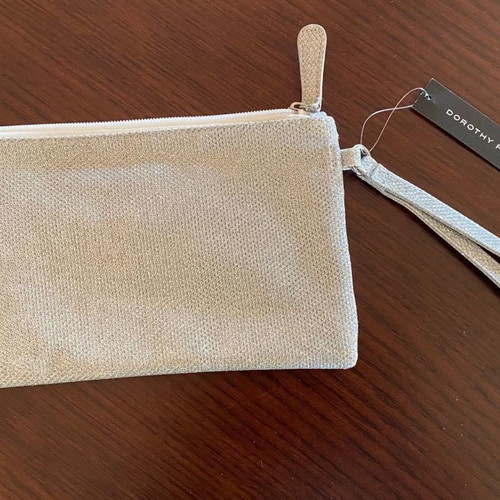 Silver Clutch Bag Dorothy Perkins new