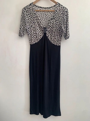 Dress size M used, black and gray with strass detail
