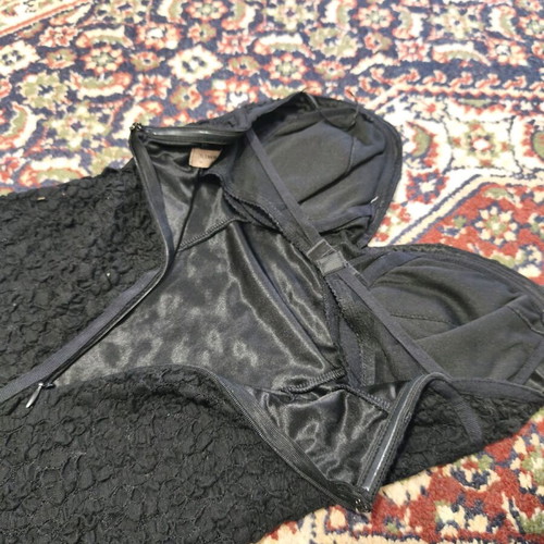Mini black dress Mango like new, fitted XS-S