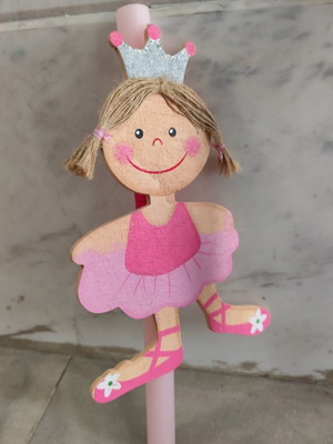Children's Easter candle Ballerina new