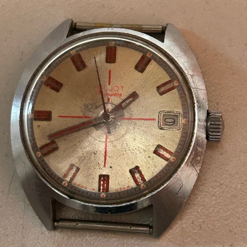 Vintage Soviet mechanical Poljot watch used, manual winding