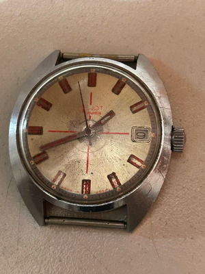Vintage Soviet mechanical Poljot watch used, manual winding