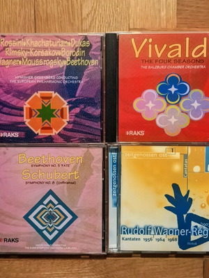 Classical music CDs new, pack of 4