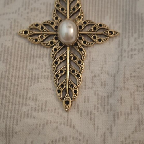 Gold plated cross used