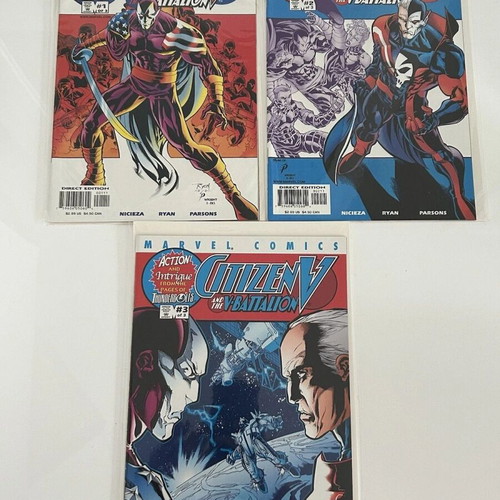 Thunderbolts: Citizen V and the V Battalion #1-3 mini series comic