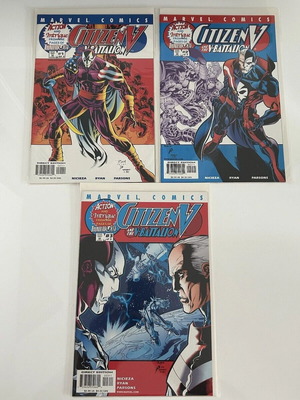 Thunderbolts: Citizen V and the V Battalion #1-3 mini series comic
