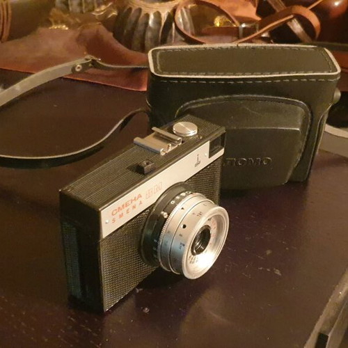 SMENA-8M camera like new Soviet LOMO 35 mm film, 1970