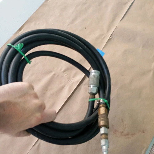 Air hose like new, black cable for air drills