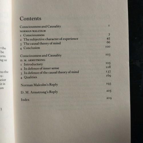 Consciousness & Causality used book in Greek