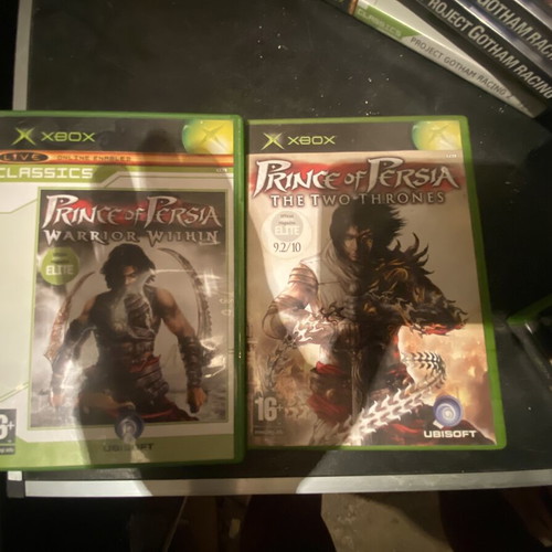 Prince of Persia Warrior Within and The Two Thrones Xbox classic